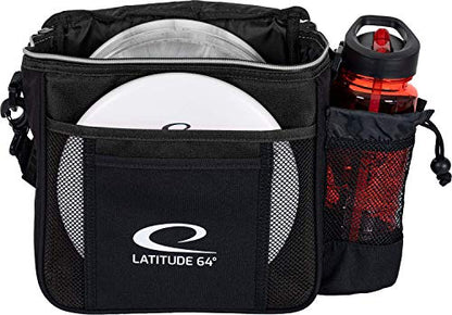 D·D DYNAMIC DISCS Latitude 64 Slim Disc Golf Bag | Introductory Disc Golf Bag | Great for Beginners and Casual Disc Golf Rounds | Lightweight and Durable Frisbee Golf Bag | 8-10 Disc Capacity - color: Black