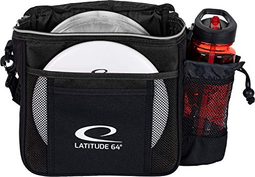 D·D DYNAMIC DISCS Latitude 64 Slim Disc Golf Bag | Introductory Disc Golf Bag | Great for Beginners and Casual Disc Golf Rounds | Lightweight and Durable Frisbee Golf Bag | 8-10 Disc Capacity - color: Black