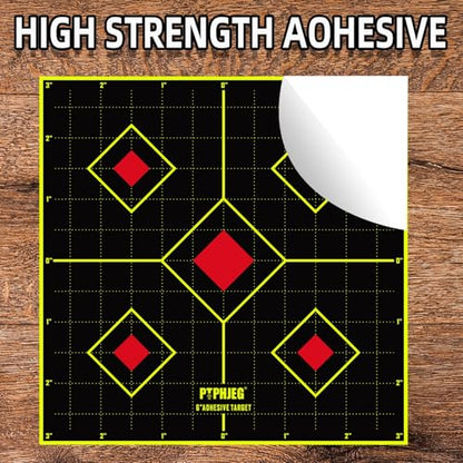 Bull's-Eye Milticolor Splatter Targets Practice Shooting for Indoor and Outdoor Use