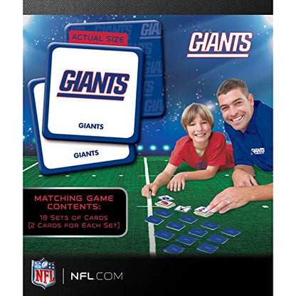 MasterPieces Officially Licensed NFL New York Giants Picture Matching Card Game for Kids and Families - style: New York Giants