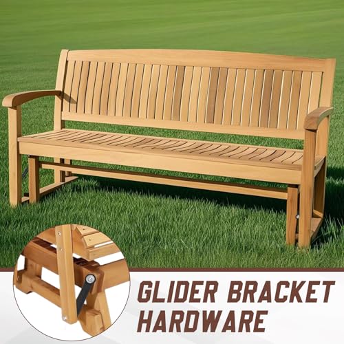 MorningRo 8 Pack Glider Bearing Arm Bracket Patio Glider Parts Replacement Hardware Rocker Parts, Bracket Hardware-9" Length, 7-1/2" Between Mounting Holes and Bolt Hole Diameter 1/4" (Black) - color: Black