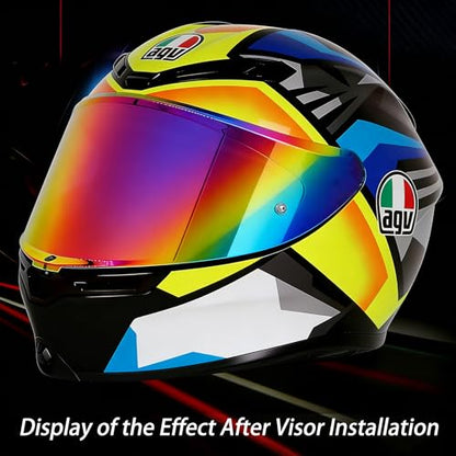 AGV K6 and K6S Visor (Gradient Blue) - color: Gradient Blue