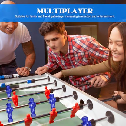 Homoyoyo 4pcs Foosball Men Replacement, Football Players Parts Foosball Man Table Player Football Machine Accessories - color: Blue