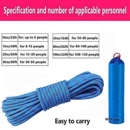 Field Day Gaming Play - Outdoor Team Race Game for Carnival Team-Building Backyard Activity Ice Breaker Games - Easy to Carry (Size : 10m/33ft) - size: 10m/33ft