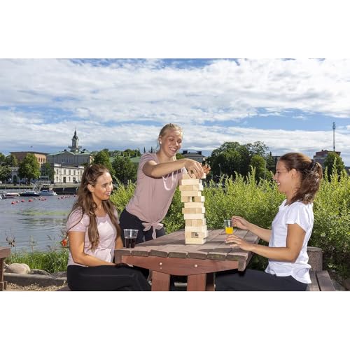 Giant Tower – an Activity Game by Tactic -2+ Players - Activity Games for Family – 10+ Minutes of Gameplay - Games for Family Game Night - for All Ages - English Version