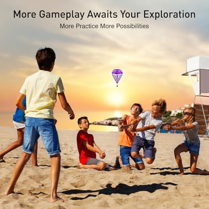 AMERFIST The Latest Cool and Magical Flying Toy, Combining AI Motion Control Technology with Contact Sensing System, Make it Become Bounce & Flip & Flight Toys, Fully unleashing Your Creativity. - color: Purple