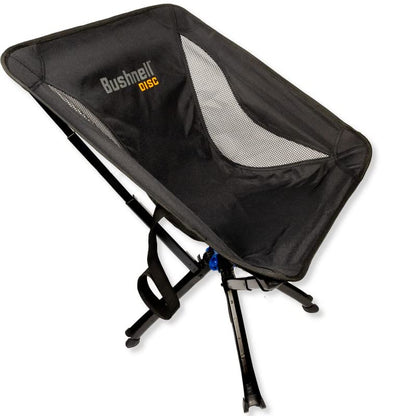 Bushnell Disc Golf Spectator Chair with Carrying Strap and Bag, Black