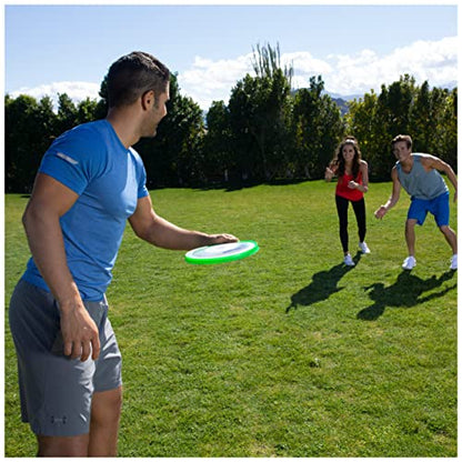 Aerobie Superdisc Outdoor Flying Disc, Flying Ring for Kids Parties and Backyard Games, Teen Boys Gift Ideas, Kids Toys for Ages 5 & Up, Blue, 10”