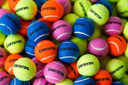 Gamma Pressureless Tennis Balls for Tennis Practice and Lessons, Longer-Term Durability and More Bounce Than Standard Tennis Balls, Blue, Bag of 18