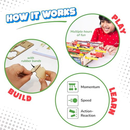 Smartivity Foosball Table Soccer Indoor Games for Kids Age 6-14 Years | Birthday Gifts for Boys & Girls | DIY STEM Educational Science Toy for Kids Age 6,7,8,9,10,11,12,13,14 Years