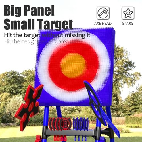 Axe Throwing Game Set - Axe Target Dart Set，Throw Target Game Set, Suitable for Family Parties, Camping and Team Building Games for Adults and Children
