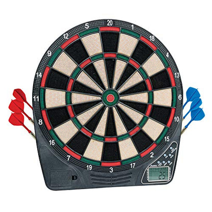 Franklin Sports Electronic Dart Board Sets - Soft Tip Electric Dartboard with Digital Scoreboard - (6) Darts Included - style: Dartboard