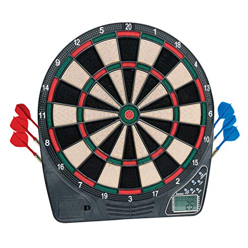 Franklin Sports Electronic Dart Board Sets - Soft Tip Electric Dartboard with Digital Scoreboard - (6) Darts Included - style: Dartboard