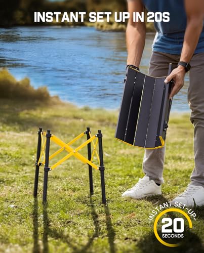 FanttikOutdoor Zeta V11 Pro Camping Table, Portable Folding Roll Up Table with Lightweight Aluminum Top & Carry Bag for Camping, BBQ, Tailgating Party, Picnic, Backyard, Small - size: 16" x 16" x 16.8"