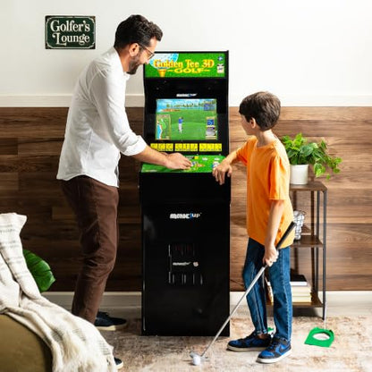 ARCADE1UP Golden Tee 3D Deluxe Arcade Machine, Built for Your Home, Over 5-Foot-Tall Cabinet with 8 Classic Games