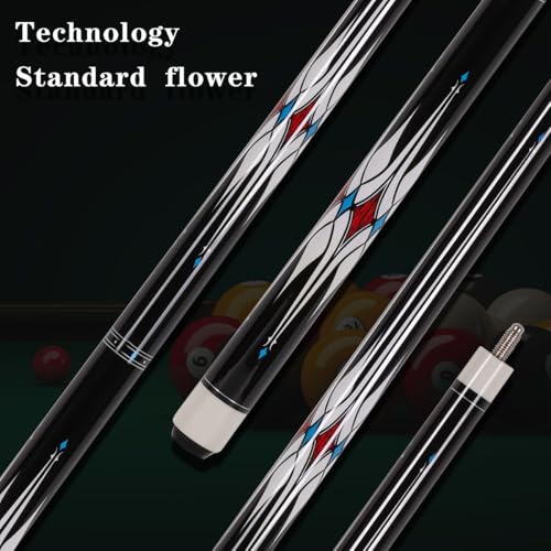 58 inch Canadian Maple Billiard Pool Cue Stick, 13mm 1/2 Maple Billiard Pool Stick, House Bar Pool Table Sticks for Men(Numerous Styles to Choose from) - color: P07