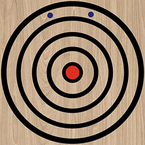 Axe Throwing Target Template Stencil, 3 Pieces Standard Markers and Sharpening Stone Multi Purpose Whetstone Blade Sharpener for Drawing Axe Throwing Target Template(Silver)