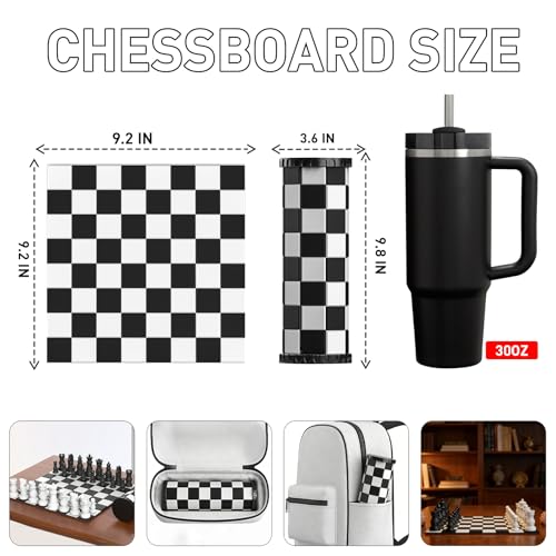 Magnetic Chess Game, 9.2" Portable Travel Chess Set with Rollable Chess Board, Cylinder Storage Strong Manget for Kids & Adults, Foldable Family Board Game for Camping, Travel, School, Gift - size: Standerd (9.2" *9.2")