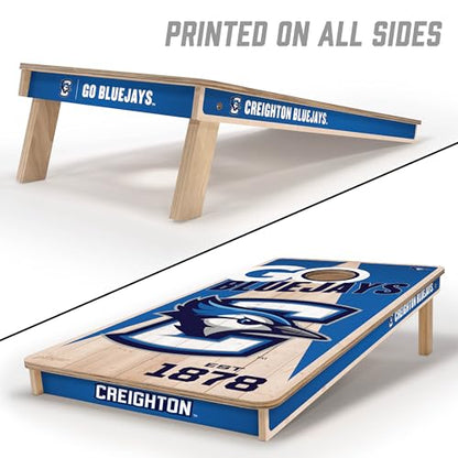 YouTheFan NCAA 2’ x 4’ Professional Wood Cornhole Game
