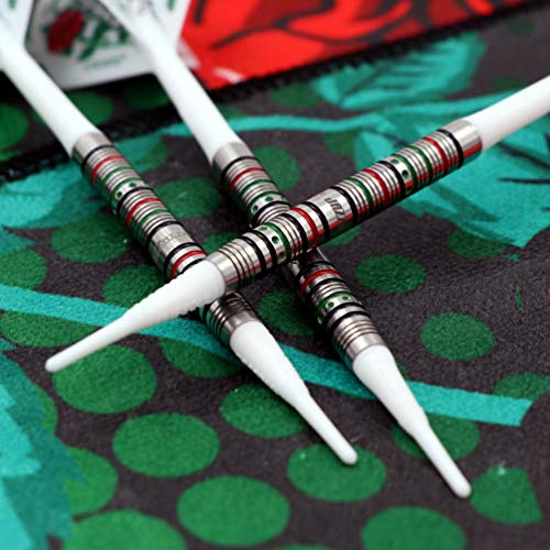 CUESOUL Soft Tip Darts Set Plastic Tip with Dart Case - color: 19g-Tungsten-Pencil Shape