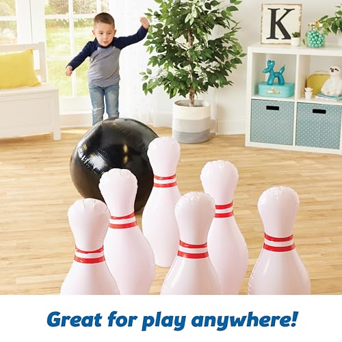 Kidoozie Jumbo Bowling Set - Roll into Gigantic Fun and Strike Out at Boredom - The Perfect Indoor and Outdoor Activity for Ages 3+