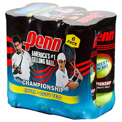 Penn Championship Tennis Balls - Extra Duty - style: 4 Cans, 12 Balls