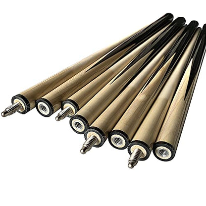 2 Piece Short Wooden Stick Pool Billiard Bridge Stick Billiard House Cue Sticks (48" 2 Piece)
