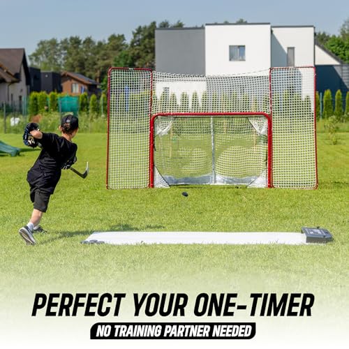 Better Hockey Extreme Passer Puck Rebounder - Clamp-On Pro Professional Quality Sports Training Aid for Passing, Shooting and One Timers - 30 Inch Size