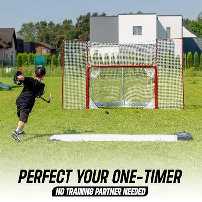 Better Hockey Extreme Passer Puck Rebounder - Clamp-On Pro Professional Quality Sports Training Aid for Passing, Shooting and One Timers - 30 Inch Size