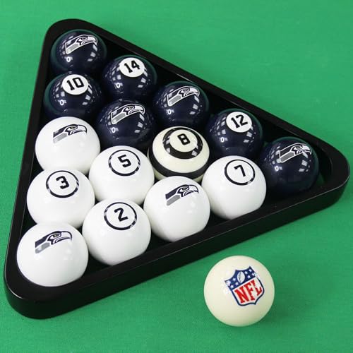 Imperial NFL Billiard Ball Set with Numbers - color: Seattle Seahawks