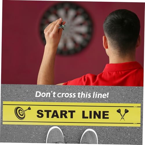 BESPORTBLE Dart Spot Ground Line Marking Game Floor Marker for Outdoor Darts Game