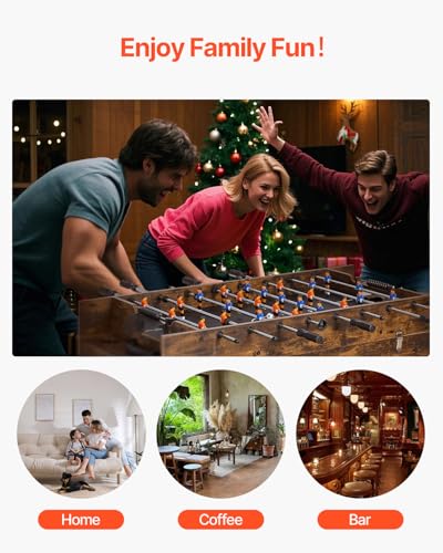 VEVOR 3-in-1/4-in-1 Combo Game Table Set, 48"/54" Air Hockey, Ping Pong & Foosball Combo, with Pucks & Pushers, Multi Combination Table for Family Game Room or Office - style: 3-in-1