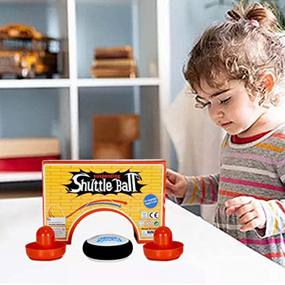 Hockey Pucks, Hockey Hover Puck, Electric Sliding Airs Hockeys Table Game with 2 Pucks & Pushers, Portable Lightweight Airs Hockeys Hover Puck Set Tabletop Board Game, for Kids Adults