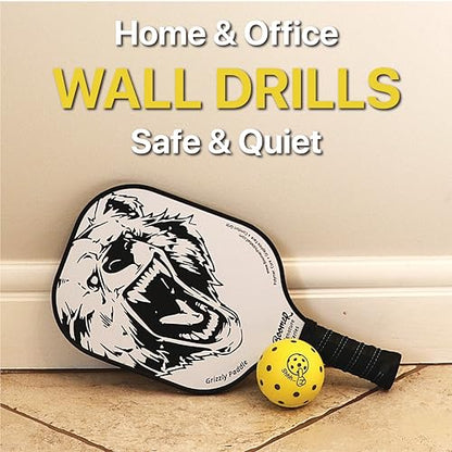 Quiet Foam Pickleballs | Great for HOA’s | Quiet Play in Noise-Sensitive Areas | Safe for Practicing Wall-Drills in Your Home or Office | Durable and Long Lasting | 100s of Smiles in Every Ball - style: 6-Pack