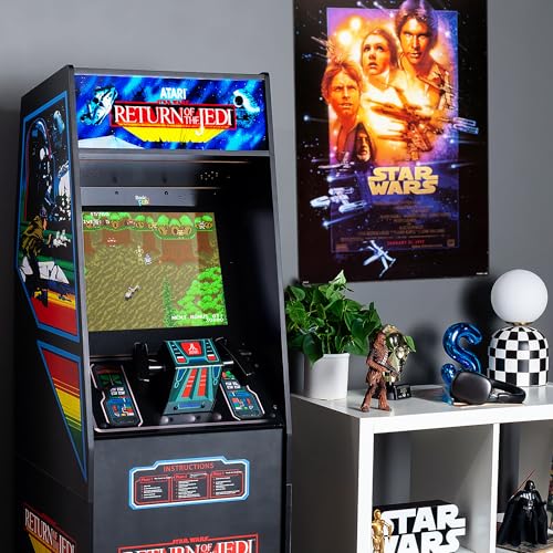 ARCADE CLASSICS Atari Star Wars Ultra Series Free Standing Electronic Game w/ 17" Liquid Crystal Screen - Classic Indoor Cabinet Console for Home & Basement Gaming - style: Star Wars Ultra Series