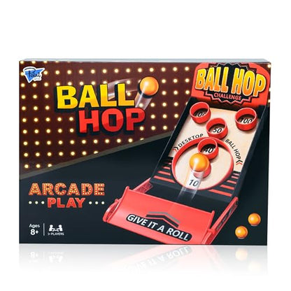 Point Games Ball Hop Game - Collapsible Arcade Games - Solo or Team Home Tabletop Game for Party Activity Birthday - Easy Setup (Small)