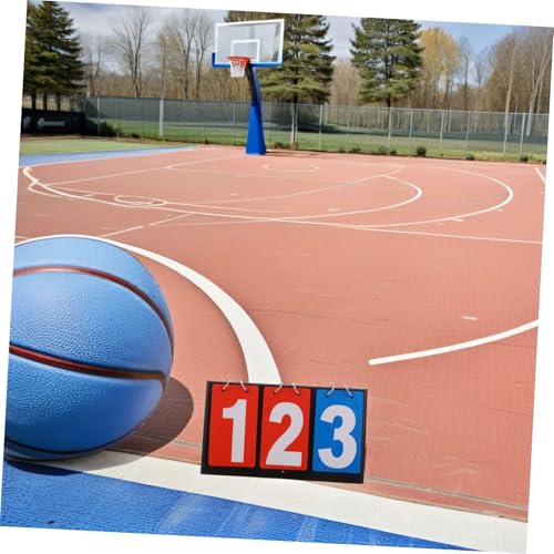 Portable Tabletop Scoreboard Flipper PVC Sports Score Keeper for Basketball Volleyball Table Tennis Billiards Lightweight with Easy Flip Design