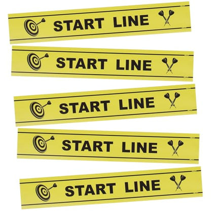 Game Accessories Dart Floor Markings Throw Line Sticker Material Ground Line Notice