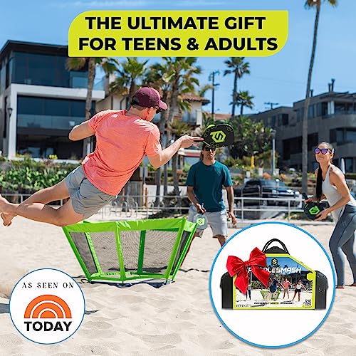 PaddleSmash - Pickleball Yard Game As Seen on Shark Tank - Beach, Backyard, Tailgate & Lawn, Outdoor Activities for Adults and Family - Easy Assembly - style: Without Paddles