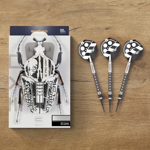 TARGET Darts EXO Edition 90% Tungsten Soft Tip Darts Set – Professional Soft Tip Dart Sets, Pixel Tip Darts with Pro Grip Shafts and No.6 Flights - size: 18G, style: EXO 11
