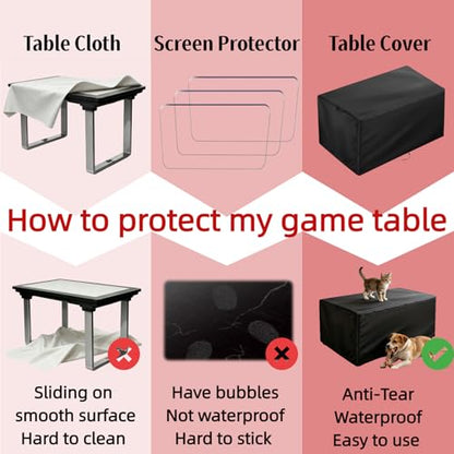 Arcade Gaming Table Cover, 32" Heavy Duty Screen Protector Compatible with Infinitys Game Table,Waterproof & Dustproof Game Board Cover for Adults - size: 32" for Infinity Game Table