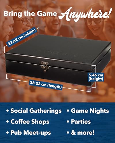 WE Games 12 Number Shut the Box Board Game- Black Stained Wood Box with Lid - color: Black Stained Wood