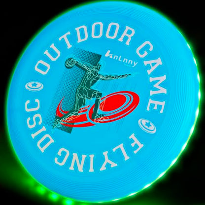 KnLnny Ware LED Flying Disc for Outdoor Games - color: Blue-with Light