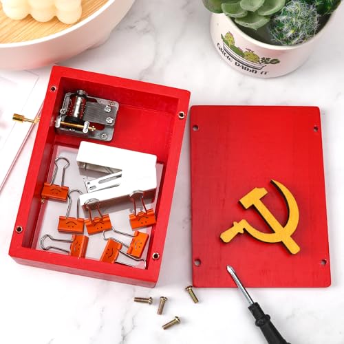 Funny Office Decor for Your Desk, In Case Of Emergency Break Glass and Turn Crank, A Unique Music Box for Gag Gift & Prank for Your Coworker funny - style: Funny Emergency Box