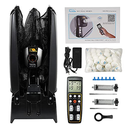 Ping Pong Robot Machine with 36 Different Spin Balls Table Tennis Robots Automatic Ball Machine for Training - color: Upgrade Version