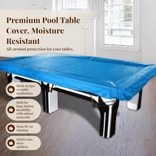 Premium Pool Table Cover - and Weatherproof, Fits 7/8/9/10/12 Foot Tables