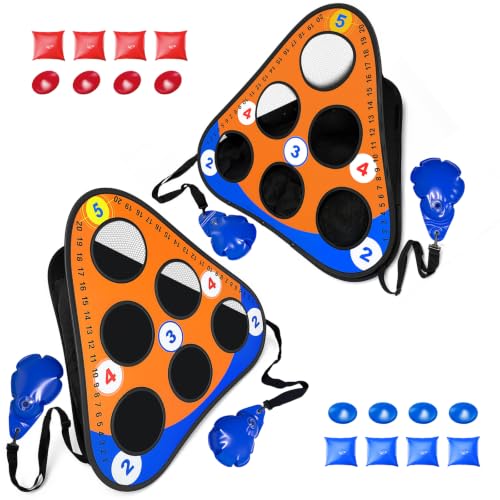Pool Cornhole Board Set, Pool Corn Hole Game Floating | Swimming Pool Games for Adults and Family, Cool Summer Party Gift for Teen, Portable and Easy Setup Beach Toys