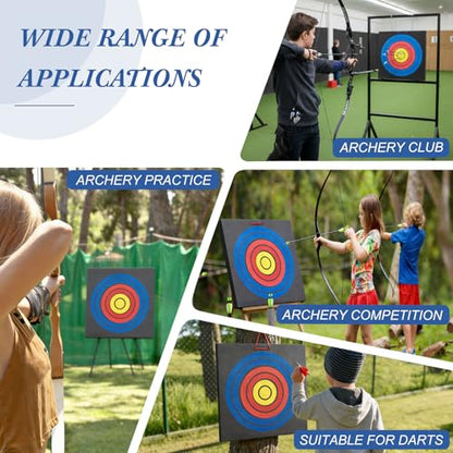 Sumind 20" Foam Archery Target Block High-Density EVA Foam Target for Backyard Archery & Knife Throwing Targets for Backyard Practice, Training, Outdoor Entertainment