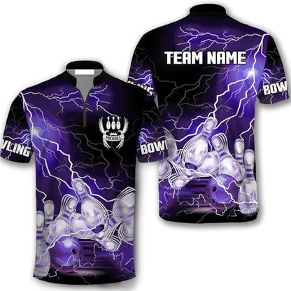 GABITA Personalized Bowling Jerseys for Men, Custom Bowling Shirts, Funny Bowling Shirts Gift for Bowler Team Player - color: A2