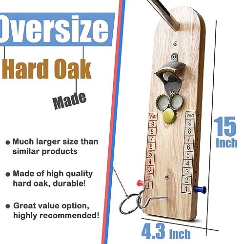 Hook and Ring Toss Game Bottle Opener Ring Toss Game for Indoor Outdoor Party Man